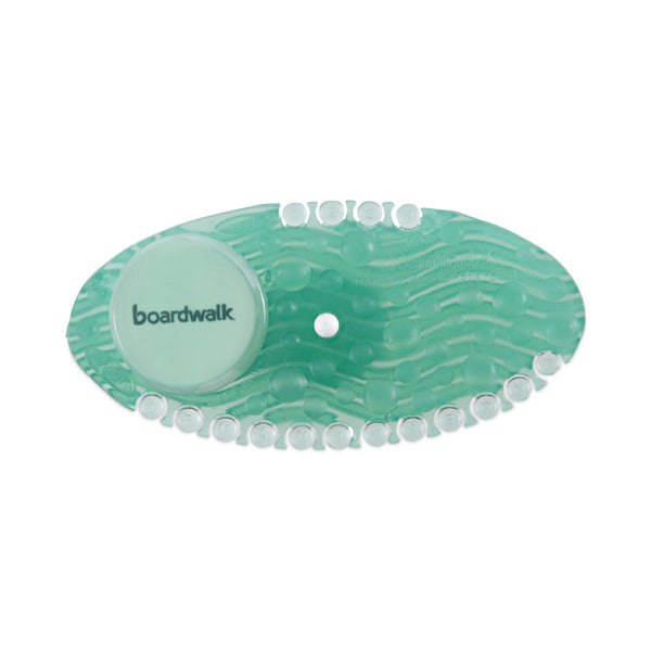 Boardwalk® Curve Air Freshener, Cucumber Melon, Green, 10/Box, 6 Boxes/Carton (BWKCURVECMECT)