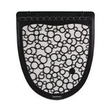 Urinal Mat 2.0, Rubber, 17.5 x 20, Black/White, 6/Carton (BWKUMBW)