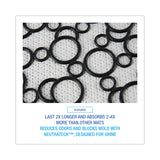 Urinal Mat 2.0, Rubber, 17.5 x 20, Black/White, 6/Carton (BWKUMBW)