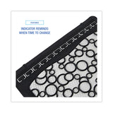 Urinal Mat 2.0, Rubber, 17.5 x 20, Black/White, 6/Carton (BWKUMBW)
