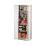 Alera® Assembled 78" High Heavy-Duty Welded Storage Cabinet, Four Adjustable Shelves, 36w x 24d, Light Gray (ALECM7824LG) Each