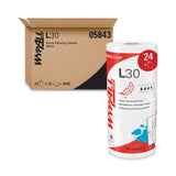 WypAll® L30 Towels, 11 x 10.4, White, 70 Sheets/Roll (KCC05843) Case of 24