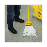 Boardwalk® Loop End Rayon Mop Head, Rayon, Medium, 14 oz, White, Dozen (BWKSP200M14DZ) 1 Dozen