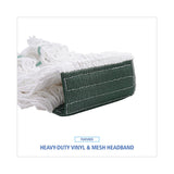 Boardwalk® Loop End Rayon Mop Head, Rayon, Medium, 14 oz, White, Dozen (BWKSP200M14DZ) 1 Dozen