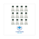 Boardwalk® Loop End Rayon Mop Head, Rayon, Medium, 14 oz, White, Dozen (BWKSP200M14DZ) 1 Dozen