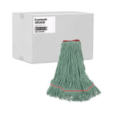 Boardwalk® Mop Head, Premium Standard Head, Cotton/Rayon Fiber, Large, Green, 12/CT (BWK503GNNB) Case of 12