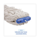 Boardwalk® Cut-End Lie-Flat Wet Mop Head, Cotton, 16oz, White (BWK716CEA) Each