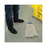 Boardwalk® Cut-End Lie-Flat Wet Mop Head, Cotton, 24oz, White (BWK724CEA) Each