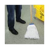 Boardwalk® Cut-End Lie-Flat Wet Mop Head, Rayon, 24oz, White, 12/Carton (BWK724RCT) Case of 12