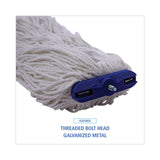 Boardwalk® Mop Head, Economical Lie-Flat Head, Rayon Fiber, 32-Oz., White, 12/Carton (BWK732R) Case of 12