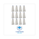 Boardwalk® Mop Head, Economical Lie-Flat Head, Rayon Fiber, 32-Oz., White, 12/Carton (BWK732R) Case of 12