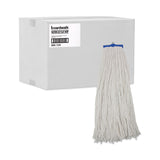 Boardwalk® Mop Head, Economical Lie-Flat Head, Rayon Fiber, 32-Oz., White, 12/Carton (BWK732R) Case of 12