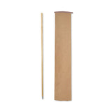 Boardwalk® Lie-Flat Screw-In Mop Handle, Lacquered Wood, 1.13" dia x 60", Natural (BWK834) Each