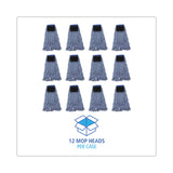 Boardwalk® Mop Head, Loop-End, Cotton With Scrub Pad, Medium, 12/Carton (BWK902BL) Case of 12