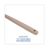 Boardwalk® Utility Brush, Cream Tampico Bristles, 5.5" Brush, 14.5" Tan Plastic Handle (BWK4220) Each