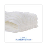Boardwalk® Mop Head, Looped, Enviro Clean With Tailband, Medium, White, 12/Carton (BWK8002) Case of 12
