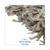 Boardwalk® Banded Mop Head, Cotton, Cut-End, White, 16 oz, 12/Carton (BWKCM20016) Case of 12
