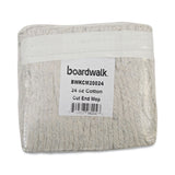 Boardwalk® Banded Cotton Mop Heads, 24oz, White, 12/Carton (BWKCM20024) Case of 12