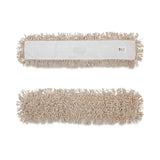 Boardwalk® Cotton Dry Mopping Kit, 36 x 5 Natural Cotton Head, 60" Natural Wood Handle (BWKM365C) Each