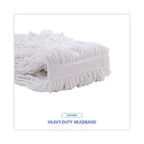 Boardwalk® Cut-End Wet Mop Heads, Rayon, White, 12/Carton (BWKRM03032S) Case of 12