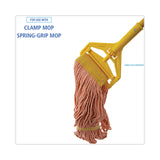 Boardwalk® Super Loop Wet Mop Head, Cotton/Synthetic Fiber, 5" Headband, Small Size, Orange, 12/Carton (BWK501OR) Case of 12
