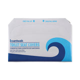 Boardwalk® Premium Half-Fold Toilet Seat Covers, 14.17 x 16.73, White, 250 Covers/Sleeve, 4 Sleeves/Carton (BWKK1000B) Case of 1000