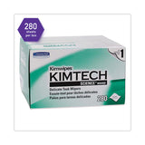 Kimtech™ Kimwipes, Delicate Task Wipers, 1-Ply, 4.4 x 8.4, Unscented, White, 286/Box, 60 Boxes/Carton (KCC34155CT) 60 Boxes of 280 Wipes