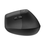 Logitech® Lift Vertical Ergonomic Mouse, 2.4 GHz Frequency/32 ft Wireless Range, Right Hand Use, Graphite (LOG910006466) Each