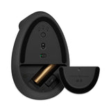 Logitech® Lift Vertical Ergonomic Mouse, 2.4 GHz Frequency/32 ft Wireless Range, Left Hand Use, Graphite (LOG910006467) Each