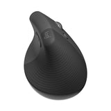 Logitech® Lift Vertical Ergonomic Mouse, 2.4 GHz Frequency/32 ft Wireless Range, Right Hand Use, Graphite (LOG910006466) Each