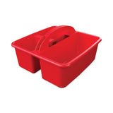 Deflecto Antimicrobial Creativity Storage Caddy, Red (DEF39505RED) Each