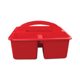 Deflecto Antimicrobial Creativity Storage Caddy, Red (DEF39505RED) Each