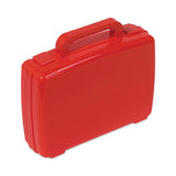 Deflecto Little Artist Antimicrobial Storage Case, Red (DEF39506RED) Each