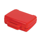 Deflecto Little Artist Antimicrobial Storage Case, Red (DEF39506RED) Each