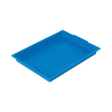 Deflecto Little Artist Antimicrobial Finger Paint Tray, 16 x 1.8 x 12, Blue (DEF39507BLU) Each