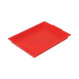 Deflecto Little Artist Antimicrobial Finger Paint Tray, 16 x 1.8 x 12, Red (DEF39507RED) Each