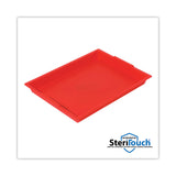 Deflecto Little Artist Antimicrobial Finger Paint Tray, 16 x 1.8 x 12, Red (DEF39507RED) Each