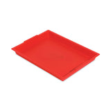 Deflecto Little Artist Antimicrobial Finger Paint Tray, 16 x 1.8 x 12, Red (DEF39507RED) Each