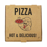 BluTable Pizza Boxes, 12 x 12 x 2, Kraft, Paper, 50/Pack (RMA661631253311) Each