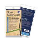 Bona® SuperCourt Athletic Floor Care Microfiber Wet Tacking Pad, 60", Light/Dark Blue (BNAAX0003499) Each