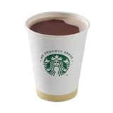 Starbucks® Hot Cups, 12 oz, White with Green Starbucks Logo, 1,000/Carton (SBK11098806) Case of 1000