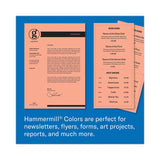 Hammermill® Colors Print Paper, 20 lb Bond Weight, 8.5 x 11, Salmon, 500/Ream (HAM103119) 1 Ream