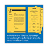 Hammermill® Colors Print Paper, 20 lb Bond Weight, 8.5 x 11, Goldenrod, 500/Ream (HAM103168) 1 Ream