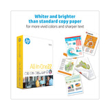 HP Papers All-In-One22 Paper, 96 Bright, 22 lb Bond Weight, 8.5 x 11, White, 500/Ream (HEW207000) 1 Ream
