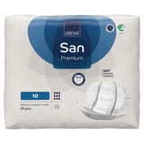 Abena® San Premium Incontinence Liner 14.5 X 28.7 Inch Heavy Absorbency Fluff / Polymer Core Size 10 (1218222_PK) 25/PK