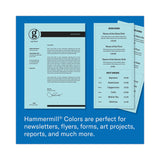 Hammermill® Colors Print Paper, 20 lb Bond Weight, 8.5 x 11, Blue, 500/Ream (HAM103309) 1 Ream