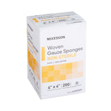 McKesson Gauze Sponge 4 X 4 Inch 8-Ply NonSterile 200 per Pack (440028_CS) 4000/CS