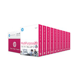 HP Papers MultiPurpose20 Paper, 96 Bright, 20 lb Bond Weight, 8.5 x 11, White, 500 Sheets/Ream, 10 Reams/Carton (HEW112000CT) 10 Reams