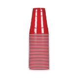 Hefty® Easy Grip Disposable Plastic Party Cups, 18 oz, Red, 50/Pack, 8 Packs/Carton (RFPC21895) Case of 400