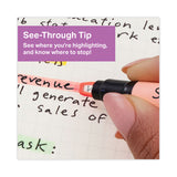 Sharpie® Clearview Tank-Style Highlighter, Assorted Ink Colors, Chisel Tip, Assorted Barrel Colors, 12/Pack (SAN2149298) Pack of 12